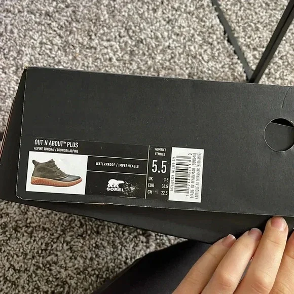 Sorel boots out n about plus alpine tundra waterproof boot size 5.5 - Picture 7 of 8